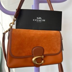 NWT Coach Soft Tabby Shoulder Bag in Canyon